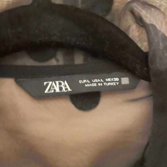 Zara polka dot shirt size large - Picture 2 of 5